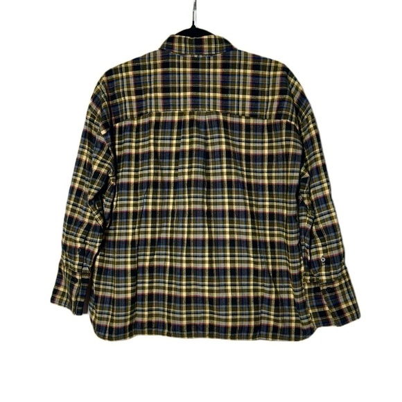 NWT Everlane Boxy Button-Down Plaid Soft Flannel Shirt, Oversized, Size Small - Picture 7 of 16